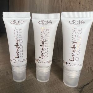 Ciate London Everyday Vacay lip oil X 3